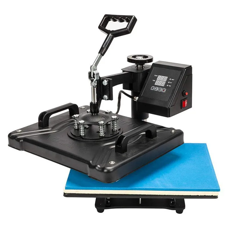 Double Display 9 In 1 Combo Heat Press Machine Sublimation Heat Press Heat Transfer Machine Cap T-shirt Phone Case Mug Plate Pen - Image 5