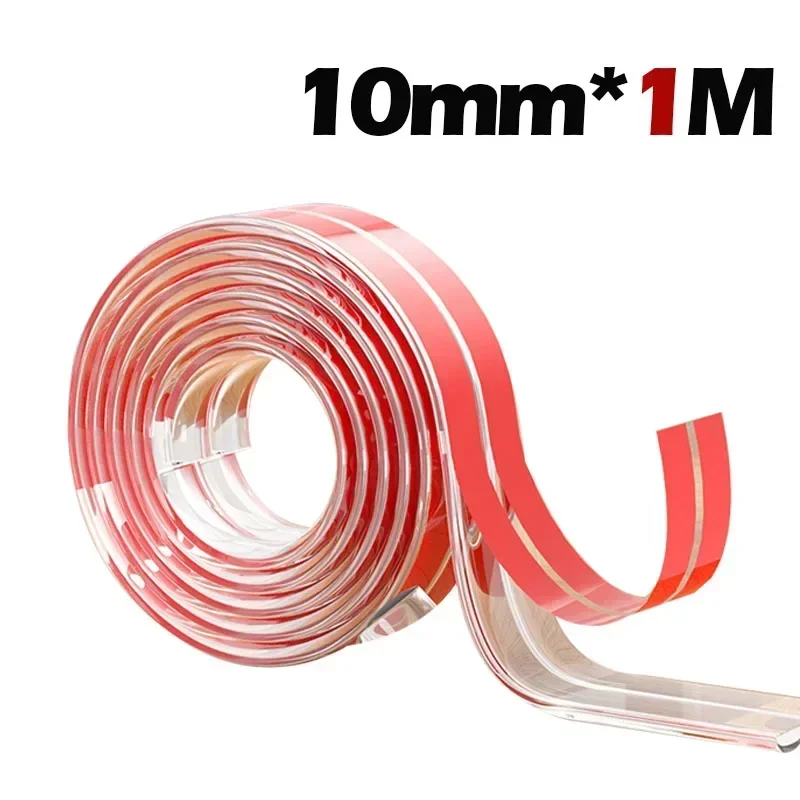 Transparent PVC Baby Protection Strip with Double-Sided Tape Anti-Bumb Kid Safety Table Edge Furniture Guard Corner L Protectors - Image 18