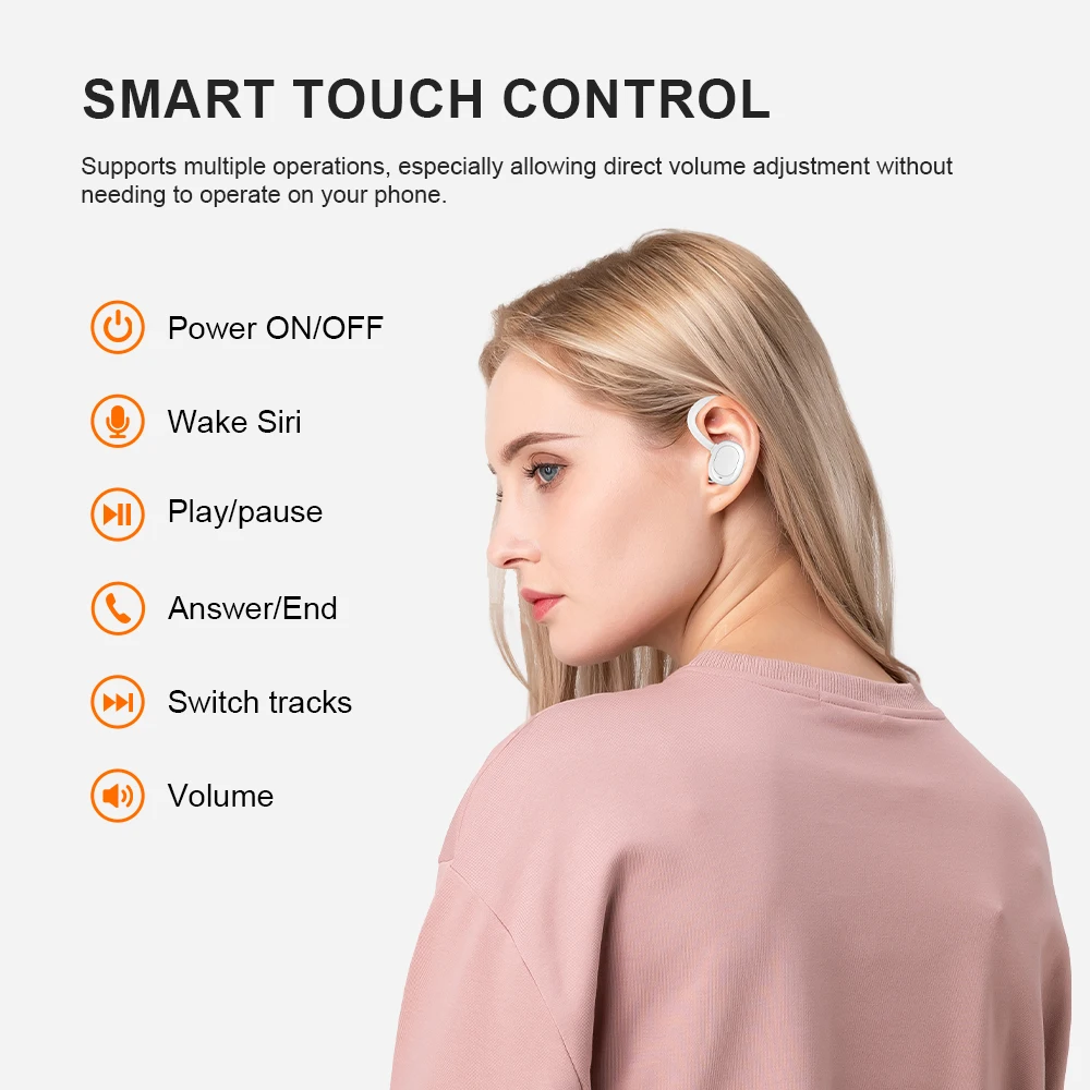 Original Sony SP180 True Wireless Headphones Bluetooth Earphones Ear-hook Headsets HiFi Sports Music Headset with Mic - Image 6