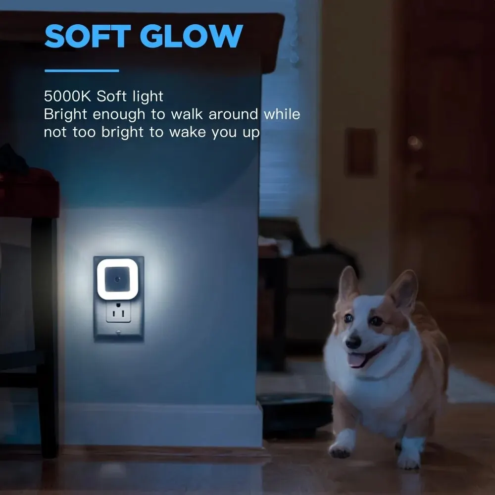 1pc Intelligent LED Induction Light Automatically Lights Up At Night, Creative Night Light - Image 2