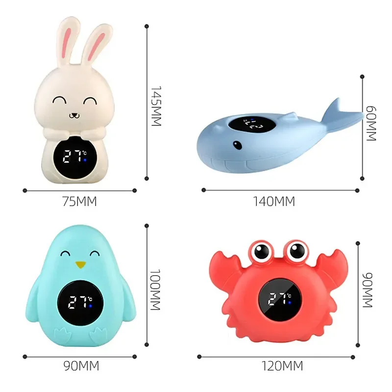 Baby Bath Temperature Meter Floating Digital Water Baby Bath Temperature Meter LED Display Temperature Tester Safety Cartoon - Image 5