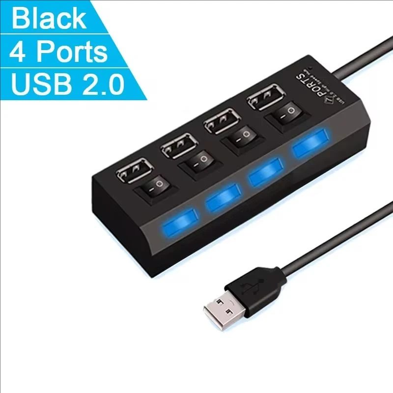 Switch Extension Hub 7-port USB2.0 Hub Computer USB Extension Hub One Drag Seven USB2.0 Splitter PC Laptop Desktop - Image 8