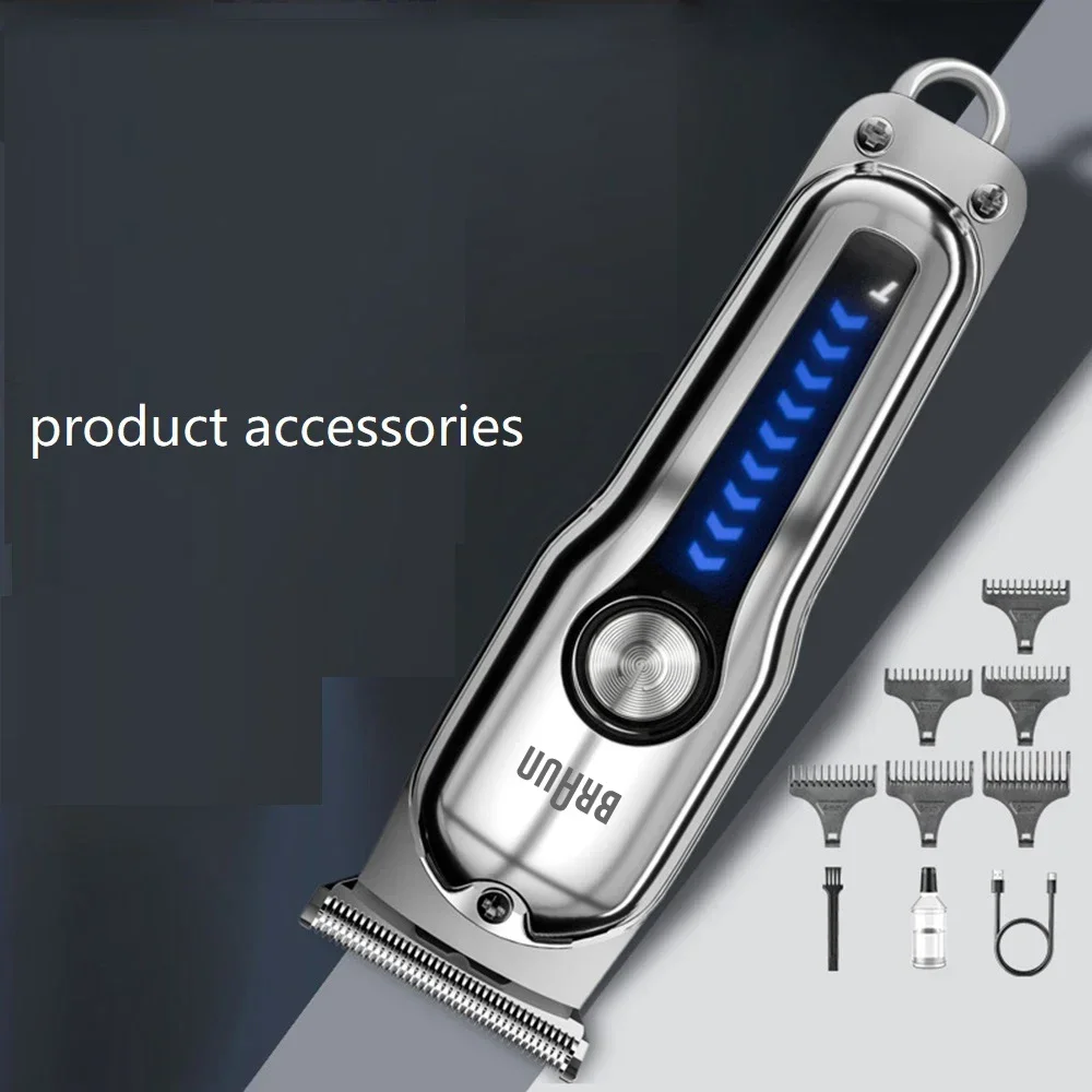 Original Fang Braun 9013 Electric Hairdresser Shaving Head Pusher Electric Pusher Clipper Hair Precision Trimmer for Men - Image 2