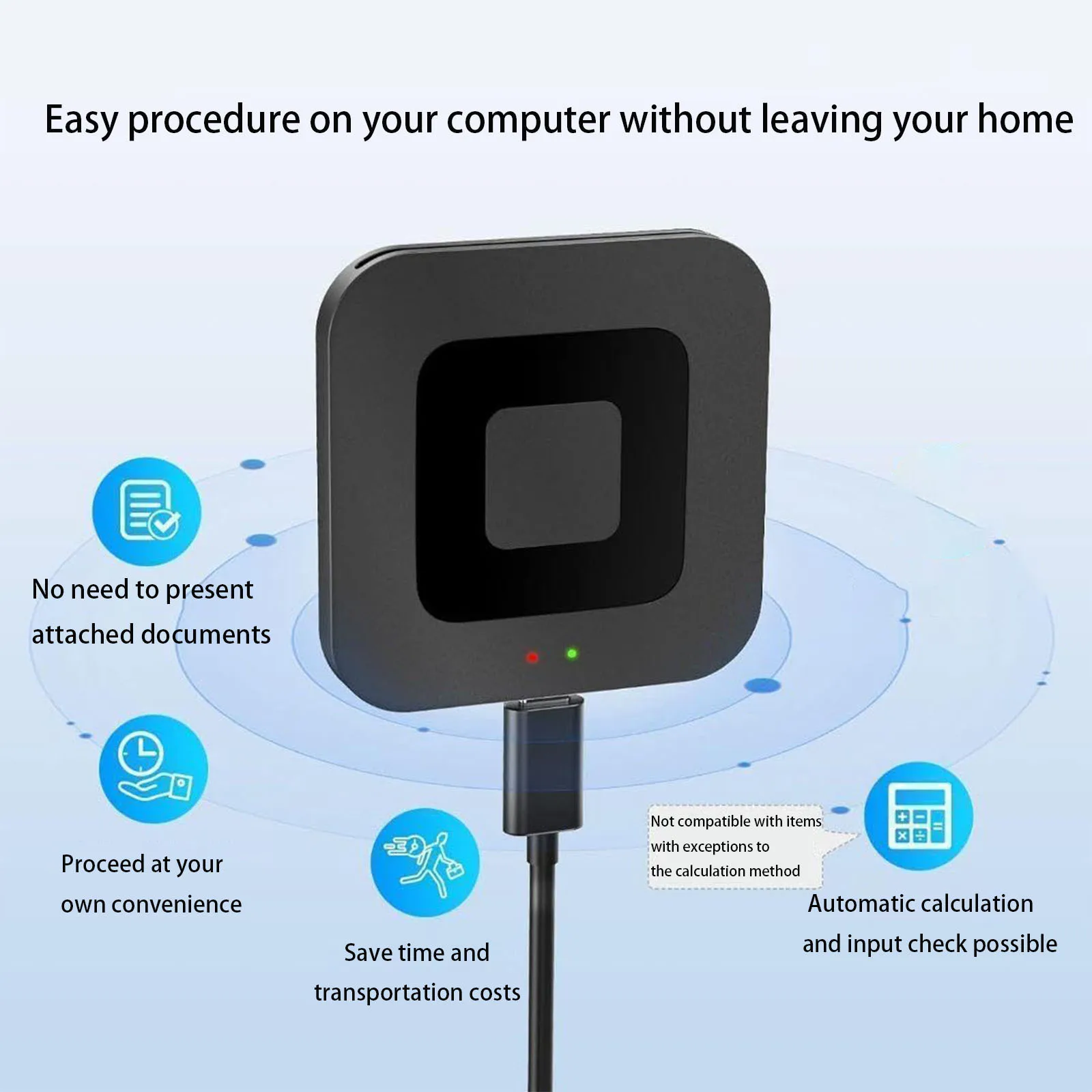 UTHAI X05 Square Smart Card Reader USB 2.0 ATMC AC DNI IC Bank Card Tax Reporting - E-commerce SEO Optimized Title - Image 3