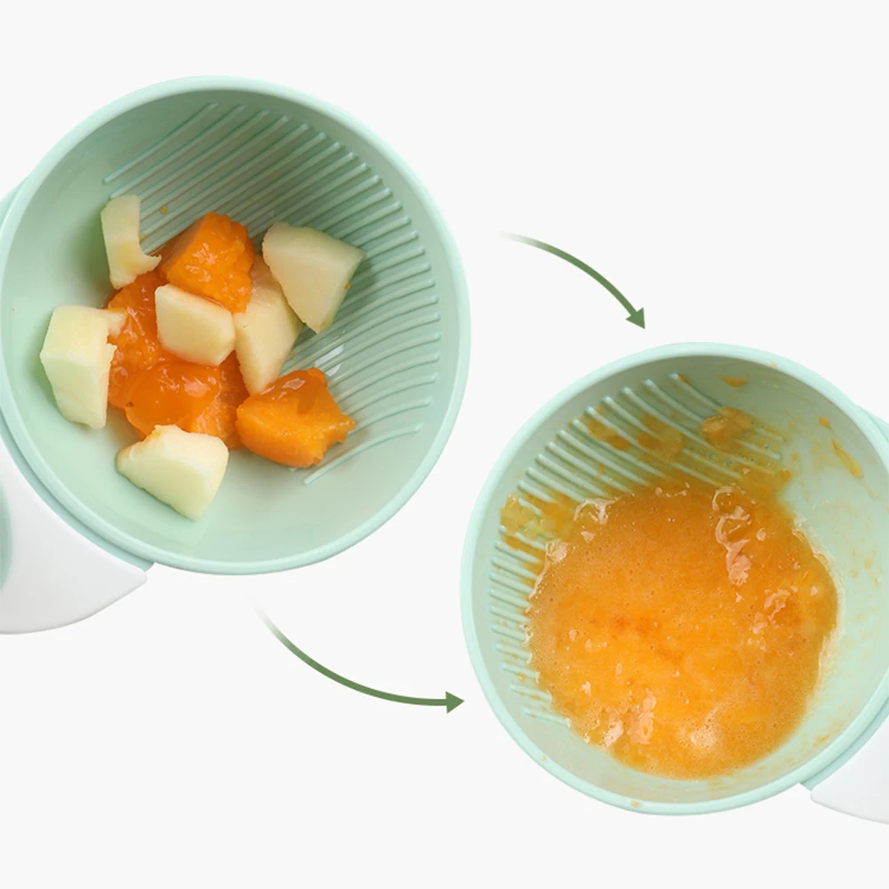 Baby supplementary food grinding bowl baby manual grinder children's fruit cooking supplementary food tool set - Image 2