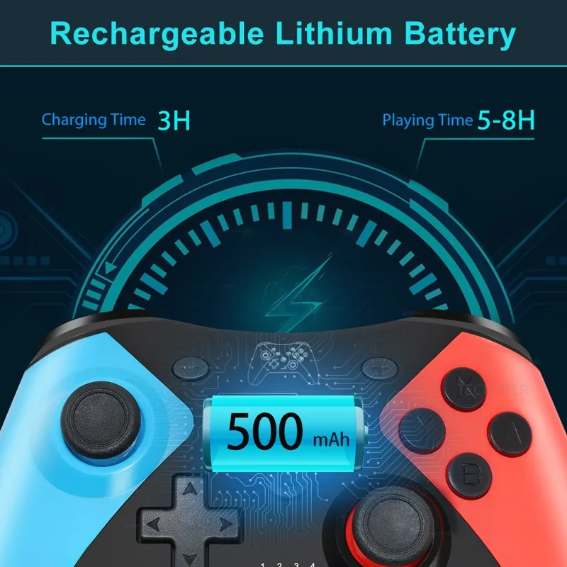 Wireless Bluetooth Controller for Nintendo Switch 2/Switch Pro Gamepad Compatible Switch Pro/Oled/Lite/PC/Android Joystick - Image 6