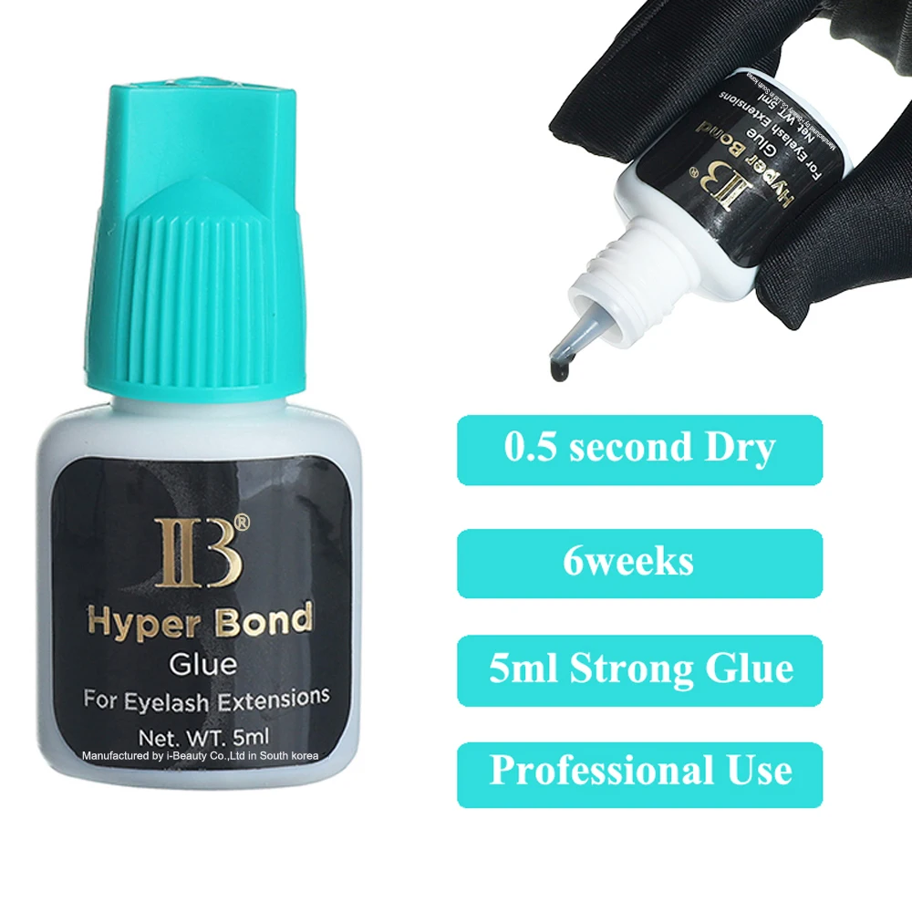 Original IB Lash Glue Super Plus Hyper Bond New Master Glue I-Beauty Eyelash Extension Adhesive Long Lasting Fast Dry Korea Glue - Image 4