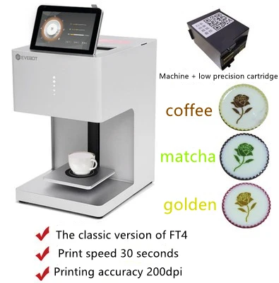 EVEBOT 3D Latte Art Coffee Printer Machine Automatic Beverages Food Selfie With WIFI Connection Printing Edible Ink Cartridges - Image 8