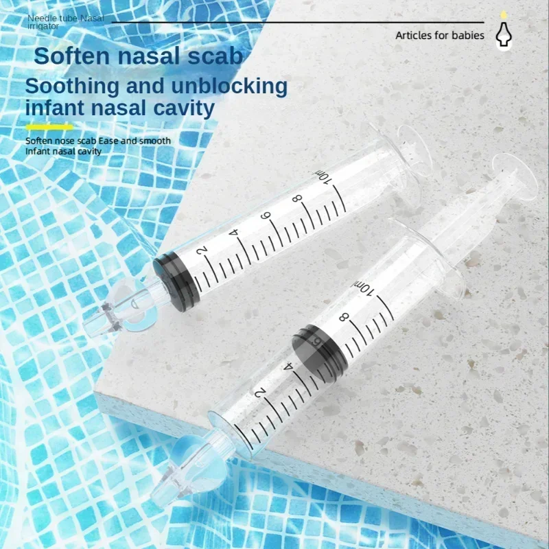 Needle Tube Baby Nasal Aspirator Syringe Baby Nose Cleaner Infant Rhinitis Nasal Washer Children Nose Washing Tool for Kids - Image 3