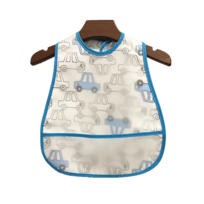 2026 New Cartoon Pattern EVA Waterproof Pocket Lunch Feeding Bibs Adjustable Baby Bibs Cute Children Baby Apron Kids Burp Cloths - Image 4