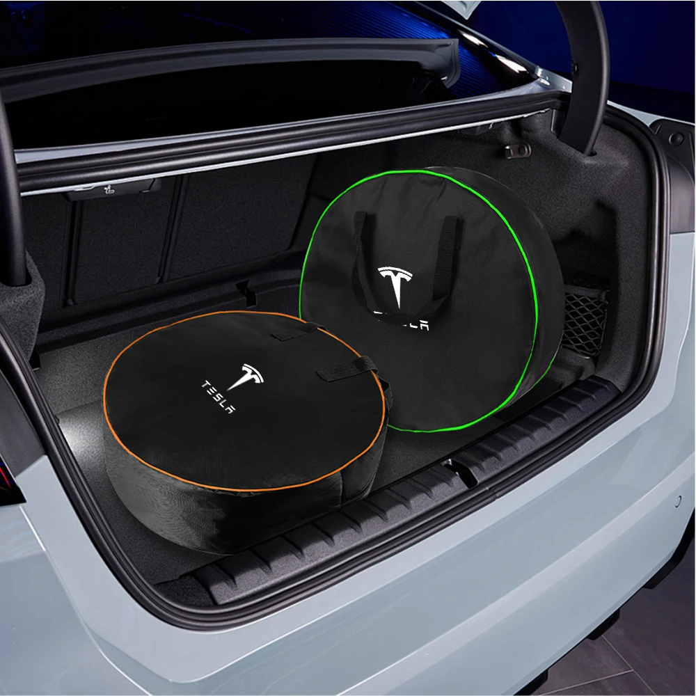 Car Charge Cable Storage Box Charging Gun Organiser Bag For Tesla Model 3 Model S Model X Model Y Roadster SpaceX Cybertruck - Image 6