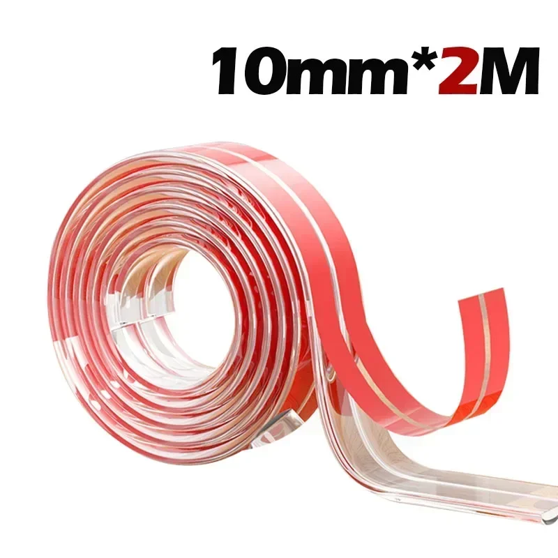 Transparent PVC Baby Protection Strip with Double-Sided Tape Anti-Bumb Kid Safety Table Edge Furniture Guard Corner L Protectors - Image 20