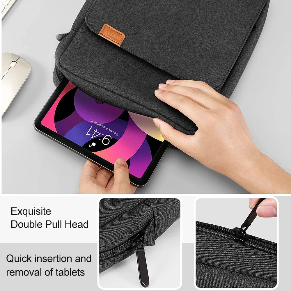 Shoulder Bag for MacBook Air 13 Case M4 M3 M2 M1 13.6 inch Laptop Bag for iPad Air 5 13 Pro 12.9 11 10th A16 S9 8 7 Plus Bag - Image 4