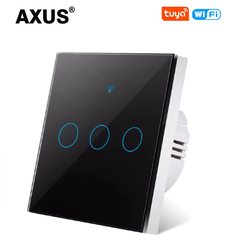AXUS WiFi Smart Light Switches Touch Switch RF433 No Neutral Wire Smart Home Life Tuya App Control Support Alexa Google Home - Image 10
