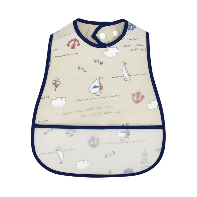 2026 New Cartoon Pattern EVA Waterproof Pocket Lunch Feeding Bibs Adjustable Baby Bibs Cute Children Baby Apron Kids Burp Cloths - Image 18