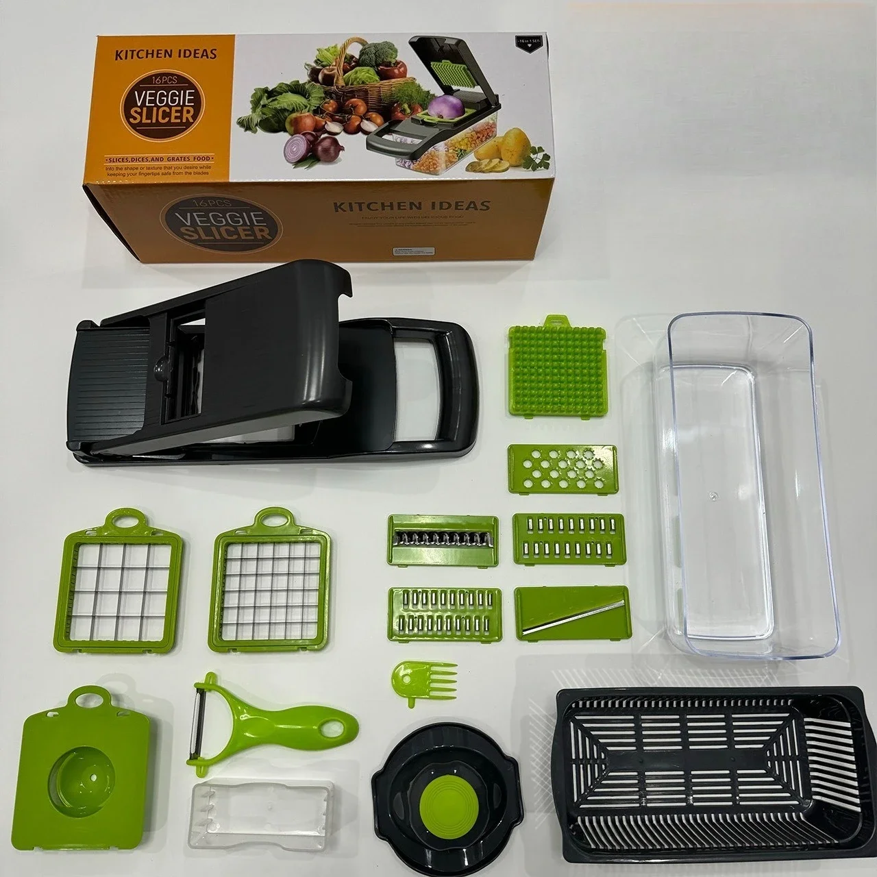 Multi-functional Vegetable Cutter, Kitchen Household, Potato Shreds, Shredded and Diced, Radish Grater, Slicer Kitchen Gadgets - Image 8