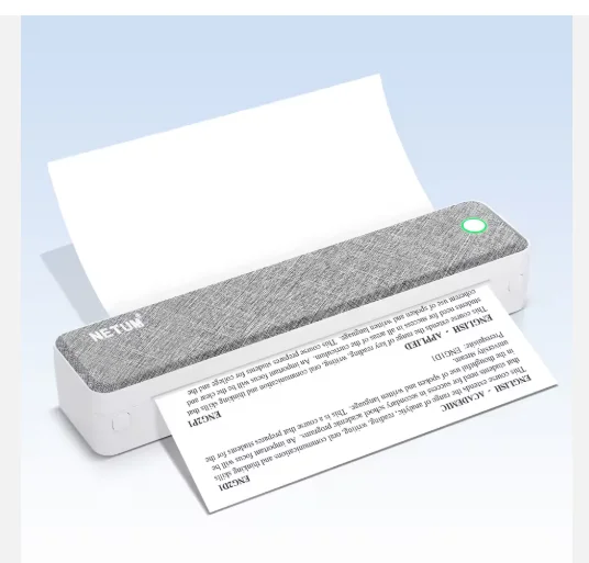 A4 Bluetooth Business Travel Print Anywhere Inkless 203DPI Portable Rechargeable Thermal Printer LT-P10 - Image 7