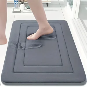 Absorbent Non-Slip Bath Mat | Comfortable Standing Pad for Living Room, Bedroom . 1-psc
