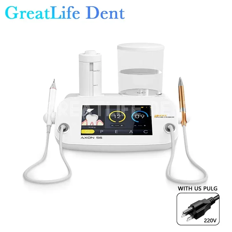GreatLife Dental Ultrasonic Scaler Machine & Air Polishing 2-in-1 Sandblesting Machine for Periodontal Therapy Teeth Whitening - Image 10