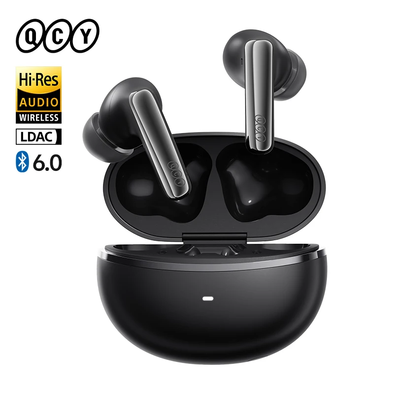 QCY MeloBuds N70 Adaptive ANC Wireless Earbuds Bluetooth 6.0 LDAC Hi-Res Audio 6 Mics Wireless Charging Earphones 50Hrs IPX5 - Image 7
