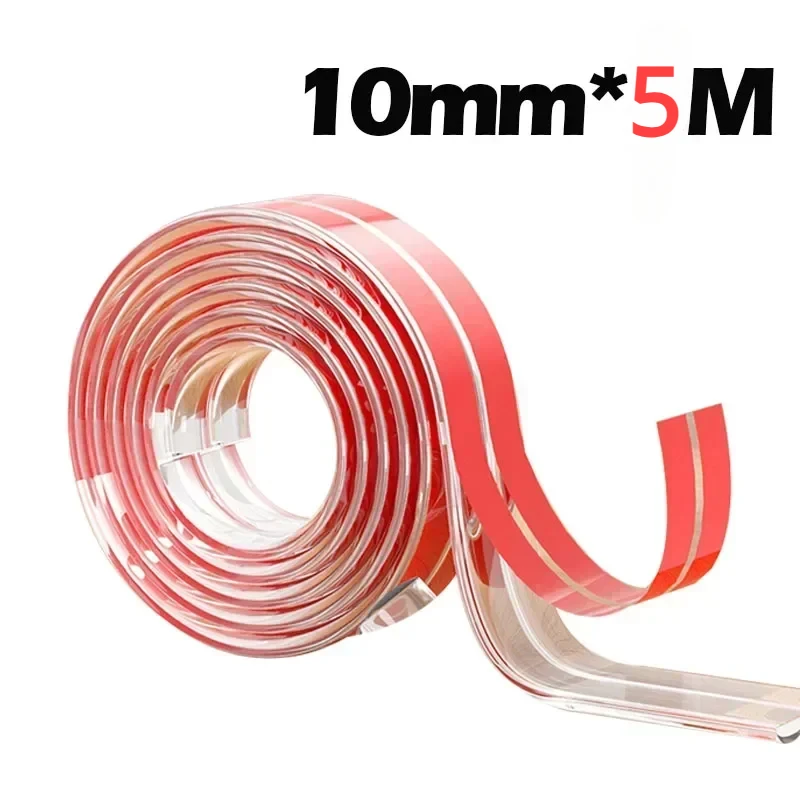 Transparent PVC Baby Protection Strip with Double-Sided Tape Anti-Bumb Kid Safety Table Edge Furniture Guard Corner L Protectors - Image 11