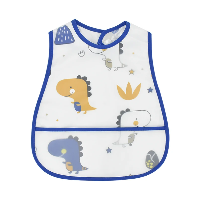 2026 New Cartoon Pattern EVA Waterproof Pocket Lunch Feeding Bibs Adjustable Baby Bibs Cute Children Baby Apron Kids Burp Cloths - Image 26