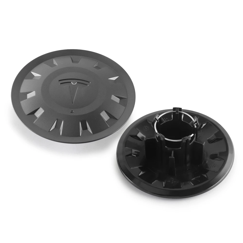 4pcs 21 Inch Original Car Wheel Center Hub Caps Badge Rim Hub Dustproof Cover Emblem Decoration For Tesla Model Y Accessories - Image 2