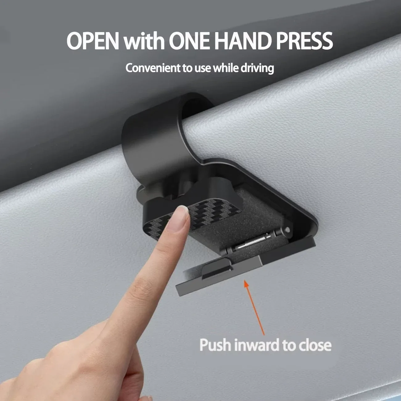 High Quality Car Sunglasses Clip , Sun Visor Glasses Holder Card Ticket Holder Stable Storage Clips Eyeglasses Hanger Car Interior Accessories - Image 3