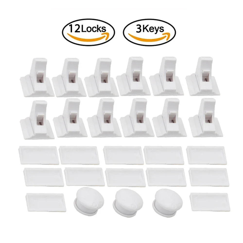 Magnetic Child Lock Children Protection Baby Safety Lock Drawer Latch Cabinet Door Lock Limiter Children Security Locks - Image 10