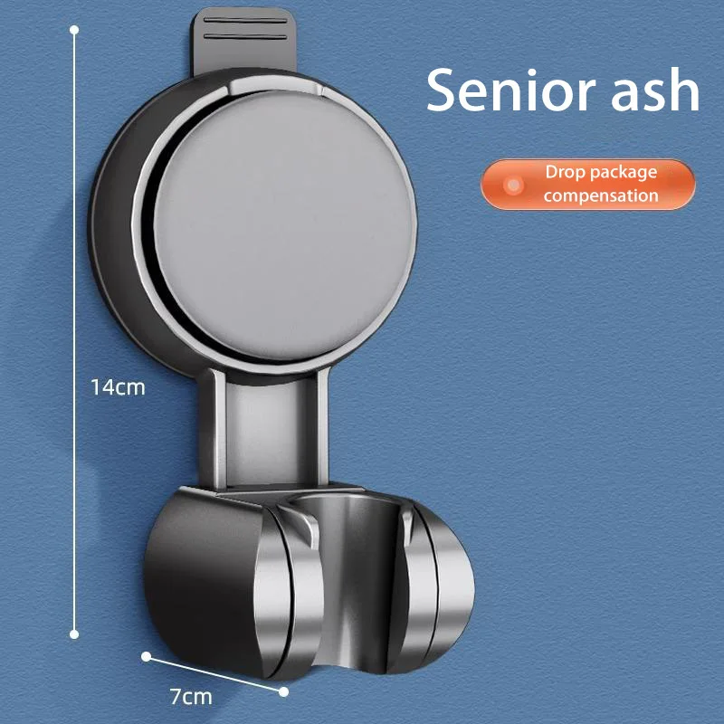 Shower Head Support Mural Douche Suction Cup Holder 360° Adjustable Plating Shower Rail Head Holder Bathroom Wall Mount Bracket - Image 7