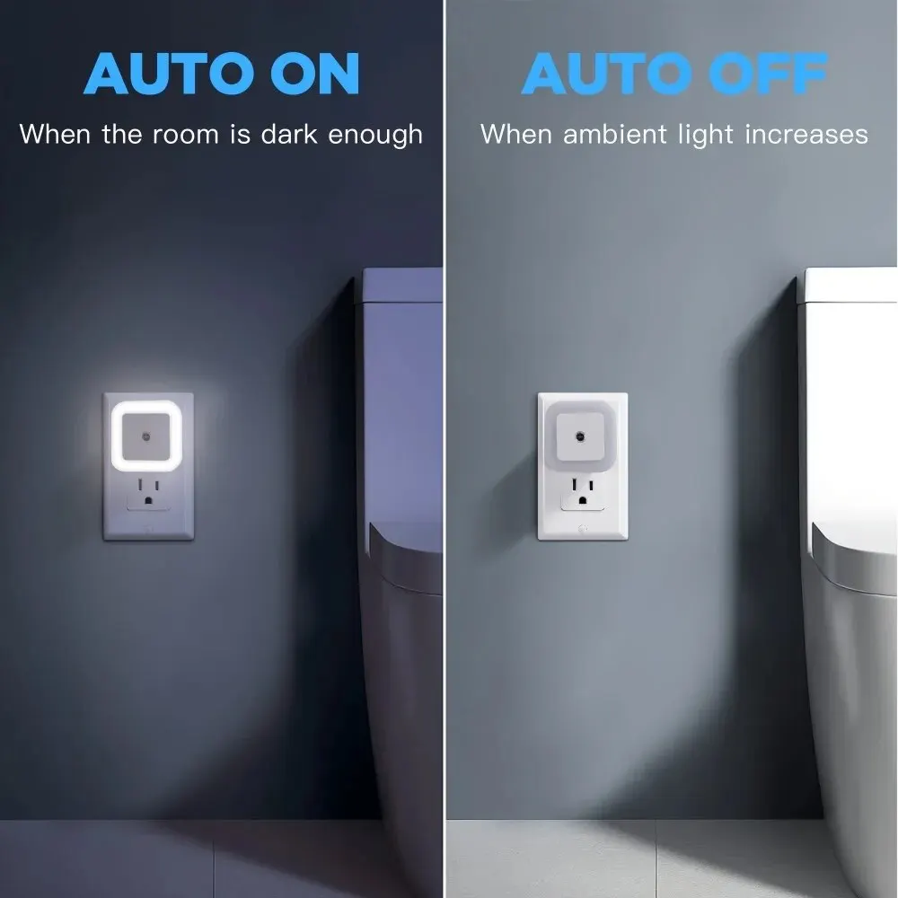 1pc Intelligent LED Induction Light Automatically Lights Up At Night, Creative Night Light - Image 3