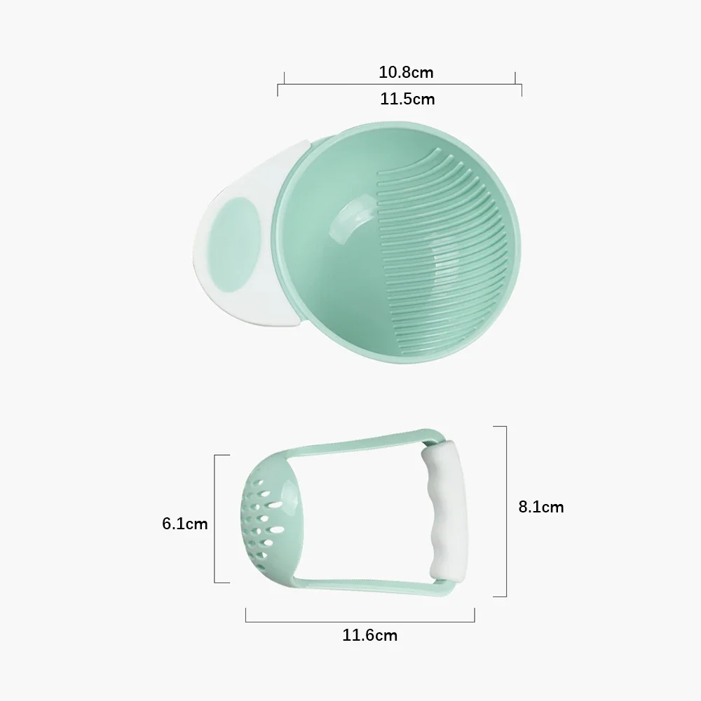 Baby supplementary food grinding bowl baby manual grinder children's fruit cooking supplementary food tool set - Image 3