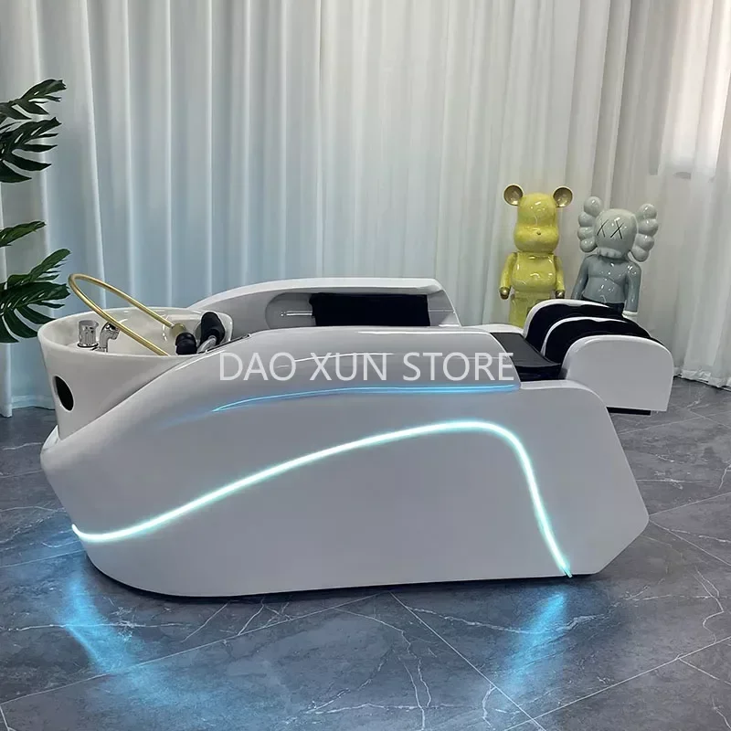 Japanese Portable Shampoo Chair Massage Head Spa Shower Head Water Circulation Beds Therapy Lettino Massaggio Furniture MQ50XF - Image 3