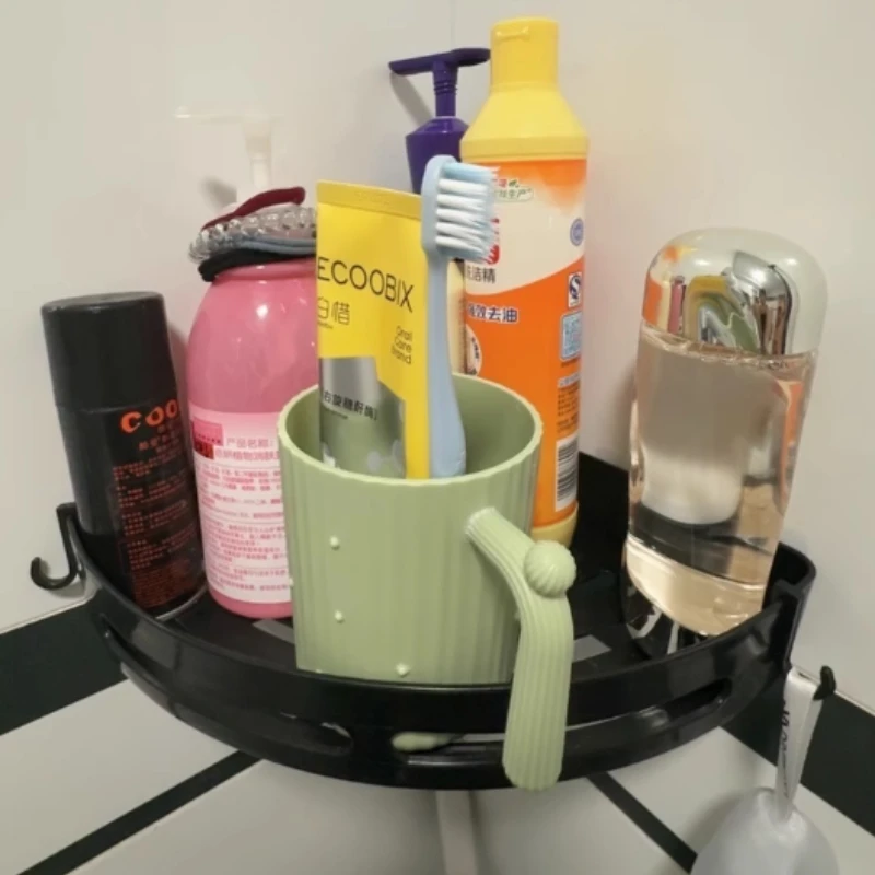 3/2/1 PCS Strong Adhesive No Drill Shower Shelf Storage Upgraded Waterproof Bathroom Organizer Shampoo & Towel Holder Wall Mount - Image 6