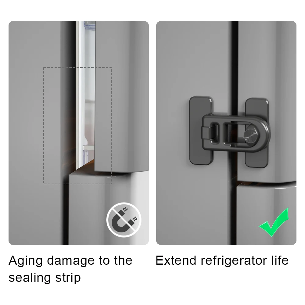 Child Safety Fridge lock Single-Door Refrigerator Door Stopper Baby Protection Kids Safety Care Freezer Lock - Image 5