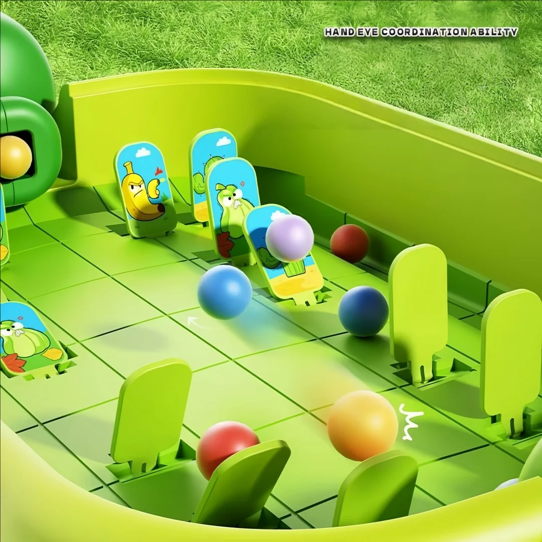 Children's marble shooting game machine, family version, gun shooting machine, concentration training amusement machine, - Image 4