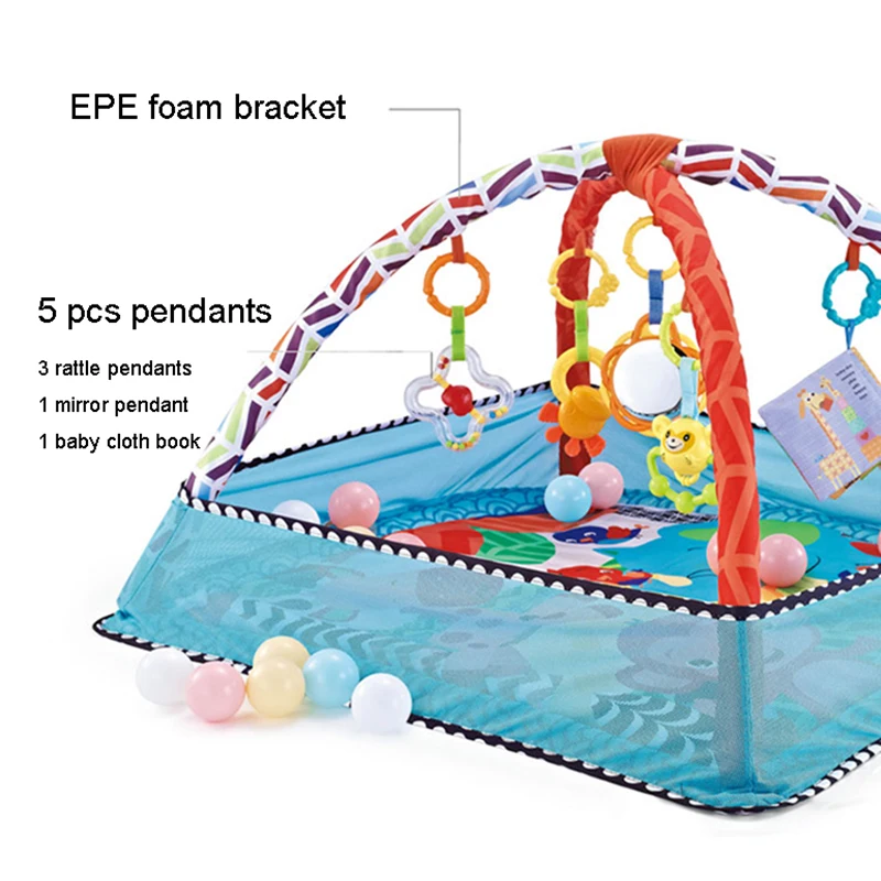 Baby Fitness Frame For Children Play Mat Rack Crawling Blanket Infant Play Rug Gift Kids Activity Gym Mat Kids Toys - Image 6