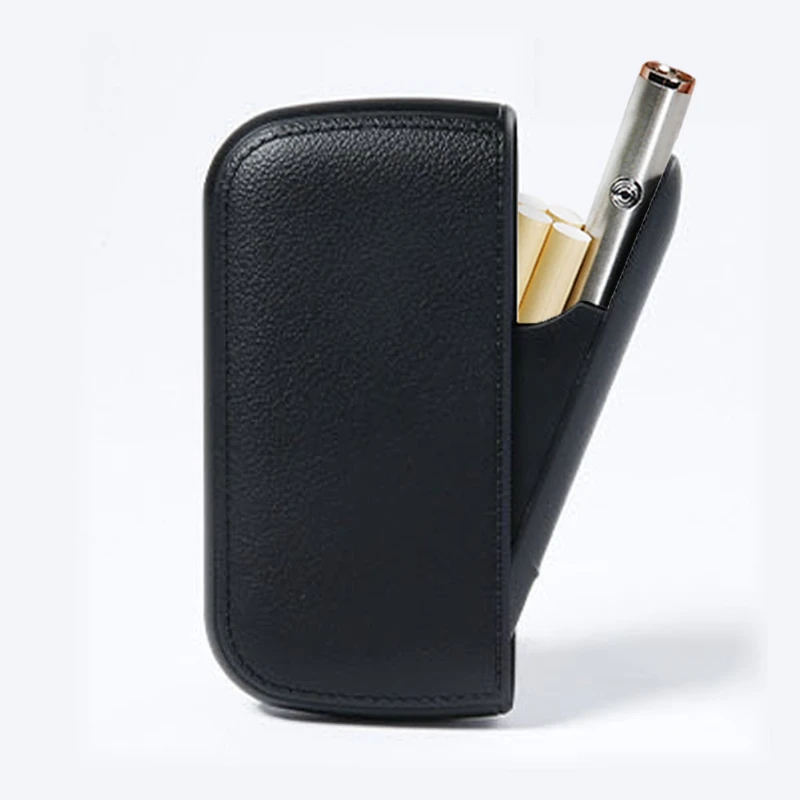 New Imitation Leather Cigarette Case with USB Tungsten Electronic Lighter Cigarette Case Men's Exquisite Gift Cigarette Tool - Image 8