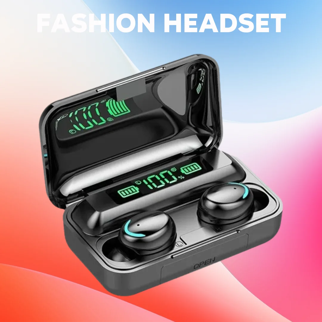 F9 Wireless Bluetooth Headphones Tws Game Earbuds Earphones Digital Display Heaset Large Capacity Charging Case - Image 6