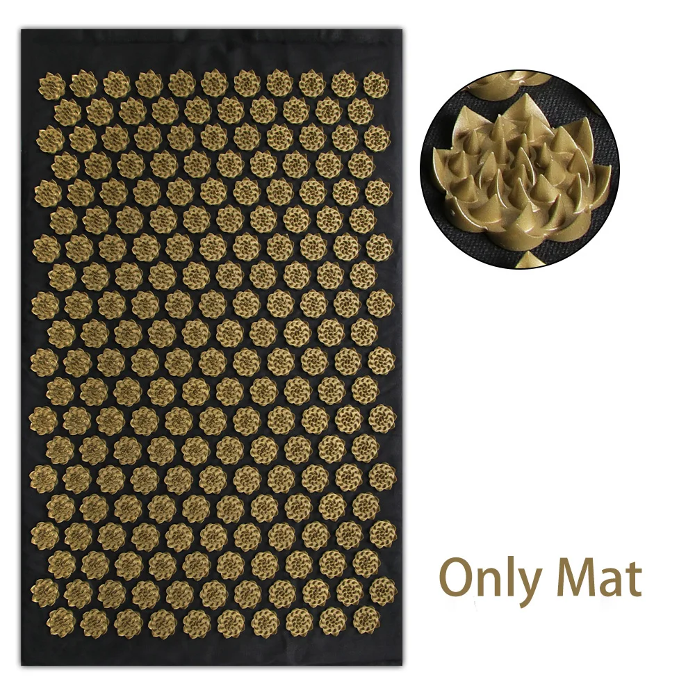 Pranamat Eco Lotus Spike Mat Acupuncture Massage Cushion Kuznetsov's Applicator for Neck Foot Back Yoga Acupressure Massage Mat - Image 7
