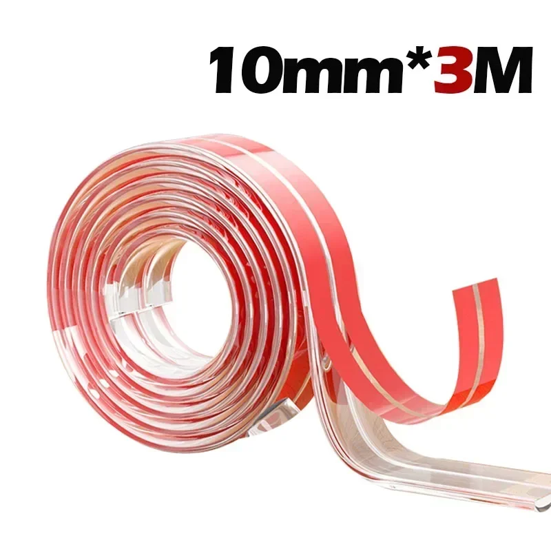 Transparent PVC Baby Protection Strip with Double-Sided Tape Anti-Bumb Kid Safety Table Edge Furniture Guard Corner L Protectors - Image 21