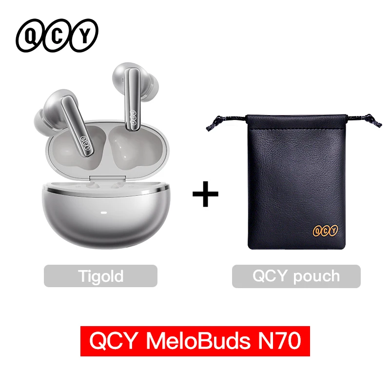 QCY MeloBuds N70 Adaptive ANC Wireless Earbuds Bluetooth 6.0 LDAC Hi-Res Audio 6 Mics Wireless Charging Earphones 50Hrs IPX5 - Image 14