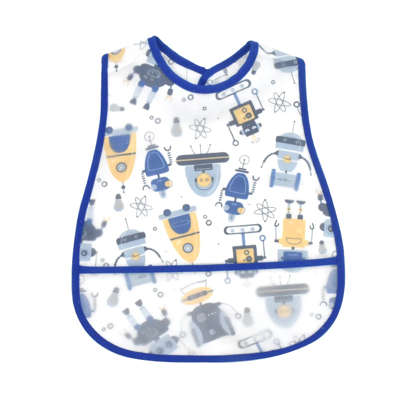 2026 New Cartoon Pattern EVA Waterproof Pocket Lunch Feeding Bibs Adjustable Baby Bibs Cute Children Baby Apron Kids Burp Cloths - Image 33