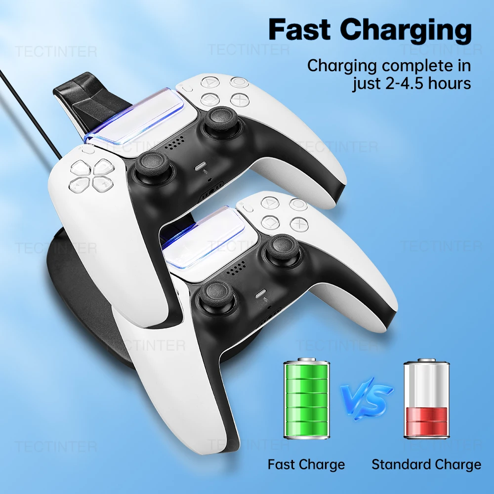 For PS5 Controller Type-C Dual Sense Charging Station Dual Charging Dock Charger Stand for PlayStation 5 Accessories - Image 2