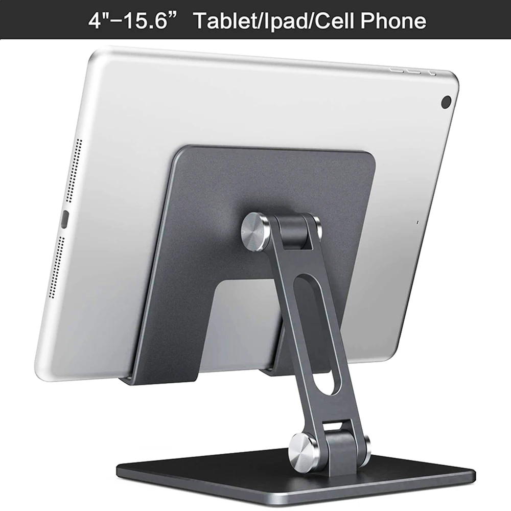 Aluminium Alloy Phone Holder Stand Mobile Smartphone Support Tablet Desk Portable Metal Cell Phone Holder for iPhone iPad - Image 9