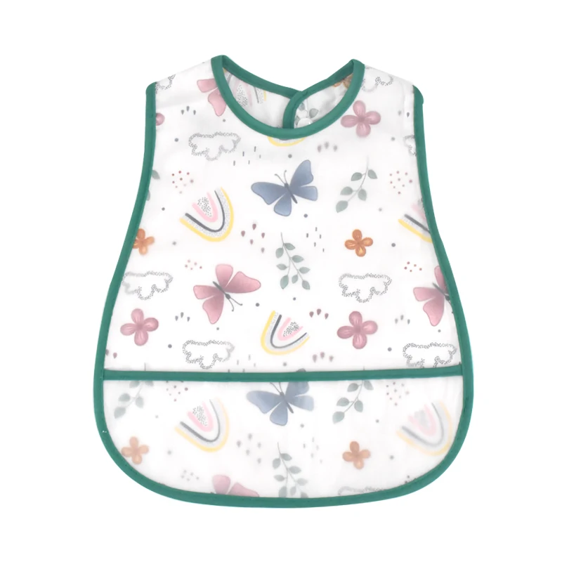 2026 New Cartoon Pattern EVA Waterproof Pocket Lunch Feeding Bibs Adjustable Baby Bibs Cute Children Baby Apron Kids Burp Cloths - Image 22