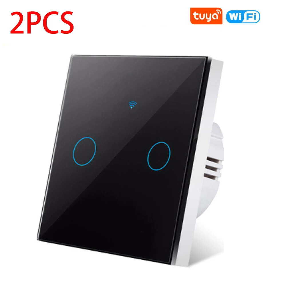 AXUS WiFi Smart Light Switches Touch Switch RF433 No Neutral Wire Smart Home Life Tuya App Control Support Alexa Google Home - Image 12