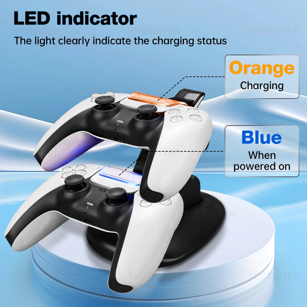 For PS5 Controller Type-C Dual Sense Charging Station Dual Charging Dock Charger Stand for PlayStation 5 Accessories - Image 4