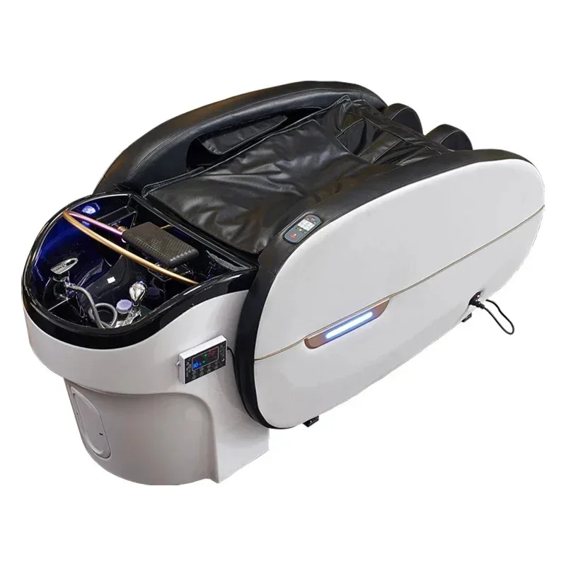 2026 latest Modern intelligent comfortable electric multipurpose hair washing salon table massage shampoo bed - Image 4