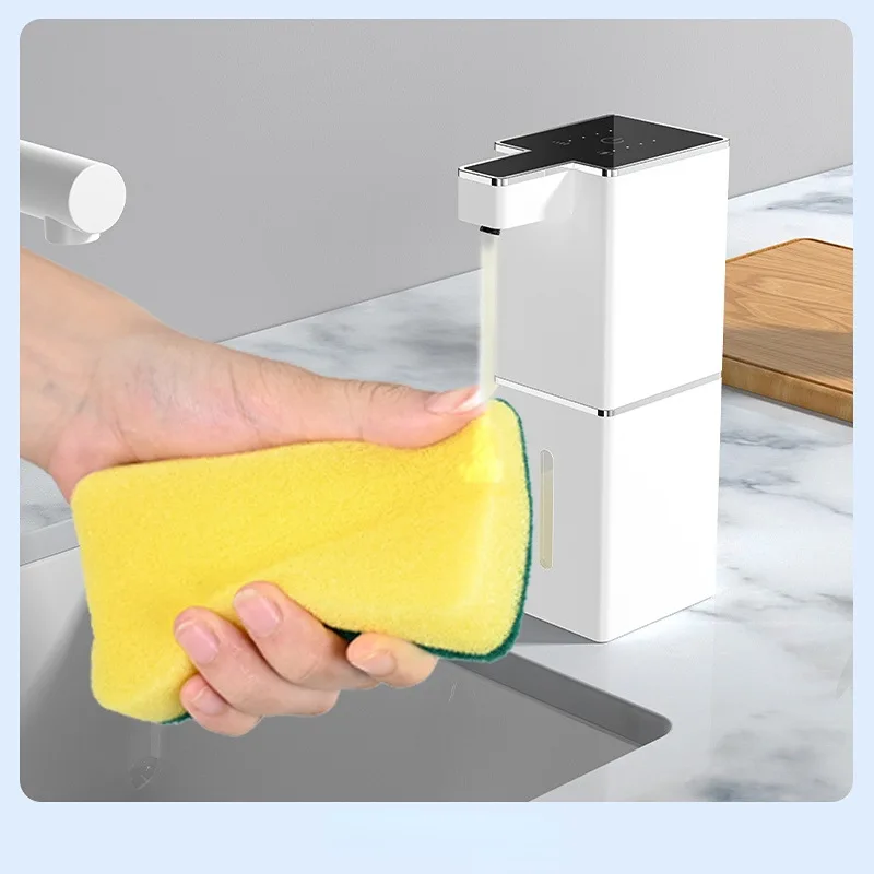 Wall Mounted Intelligent Induction Touchless Automatic Sensor Soap Dispenser Hand Cleaning Washing Machine for Kitchen Bathroom - Image 9